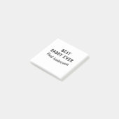 Beste papa ooit naam vet letter vaderdag tekst post-it® notes (Schuin)