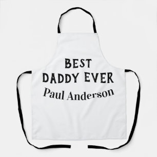 Beste papa ooit naam vet letter vaderdag tekst schort