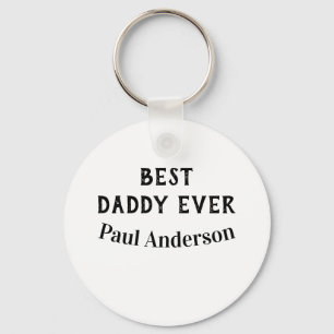 Beste papa ooit naam vet letter vaderdag tekst sleutelhanger