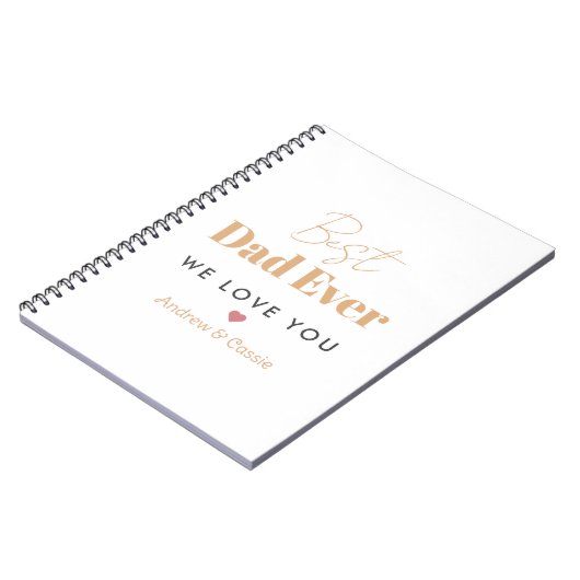 Beste papa ooit notitieboek (Linkerzijde)