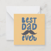Beste papa ooit notitiekaartje (Voorkant)