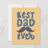 Beste papa ooit notitiekaartje (Voorkant)