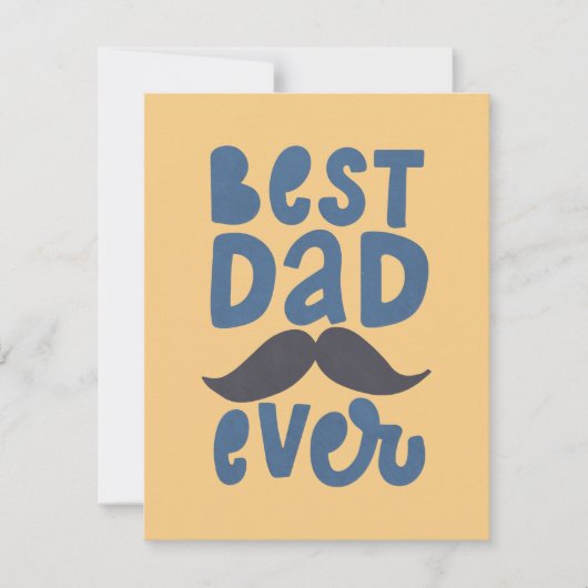Beste papa ooit notitiekaartje (Voorkant)