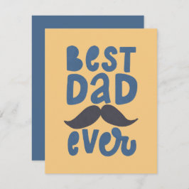 Beste papa ooit notitiekaartje