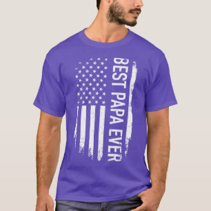 Beste papa ooit ons Amerikaanse vintage voor opa T-shirt