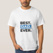 Beste papa ooit ontworpen t-shirt (Voorkant)