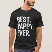 Beste papa ooit opa cool grappig geschenk vader d t-shirt (Voorkant)