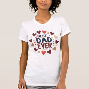 Beste papa ooit - oprechte Vaderdag-Kaart T-shirt