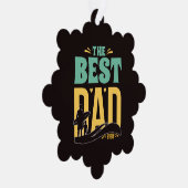 Beste papa ooit ornament kaart (Rechts)