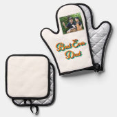Beste Papa ooit Ovenwant & Pannenlap Set (Voorkant / Achterkant)