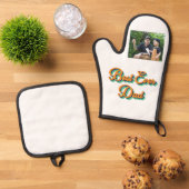 Beste Papa ooit Ovenwant & Pannenlap Set (Top down)