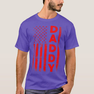 Beste papa ooit papa cadeau amerikaanse vlag grapp t-shirt