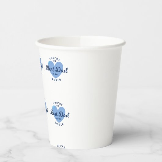 Beste papa ooit papieren bekers voor een feestje (Links)