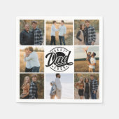 "Beste papa ooit" Papieren servet (Voorkant)