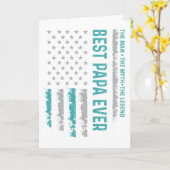 Beste Papa Ooit – Patriodische Huldiging aan het v Kaart (Gele Bloem)