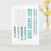 Beste Papa Ooit – Patriotische Huldiging aan het v Kaart (Gele Bloem)