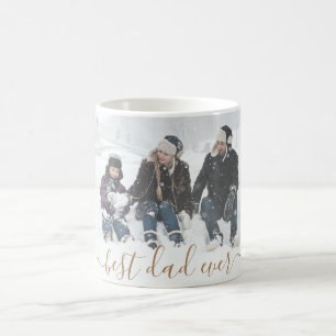 Beste Papa Ooit, Personaliseer Met Je Naam, Foto Koffiemok