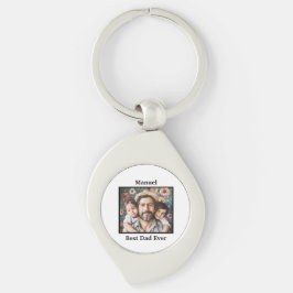 Beste papa ooit personaliseer  sleutelhanger