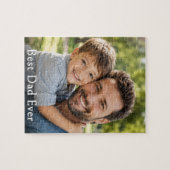 Beste Papa Ooit Persoonlijk Foto Cadeau Legpuzzel (Horizontaal)