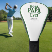 Beste Papa Ooit Persoonlijke Aangepaste Kleur Golfheadcover