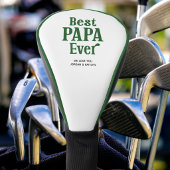 Beste Papa Ooit Persoonlijke Aangepaste Kleur Golfheadcover