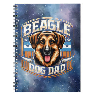Beste papa ooit - Persoonlijke cadeau hond papa vo Notitieboek