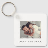 Beste papa ooit Persoonlijke foto  Sleutelhanger (Voorkant)