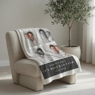 Beste Papa Ooit Persoonlijke Fotodeken Op Maat Fleece Deken