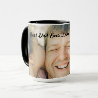 Beste papa ooit Persoonlijke leuke foto Kinderen N Mok