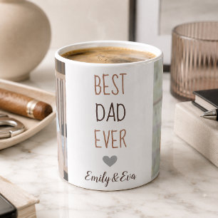 "Beste Papa Ooit" Persoonlijke Mok – Aangepast Cad