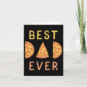 Beste papa ooit Pizza Lover Vaderdag Papa Parenti Kaart