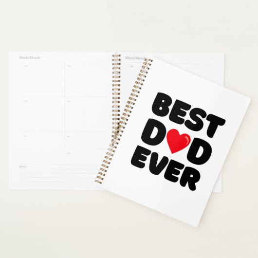 Beste papa ooit planner (Display)