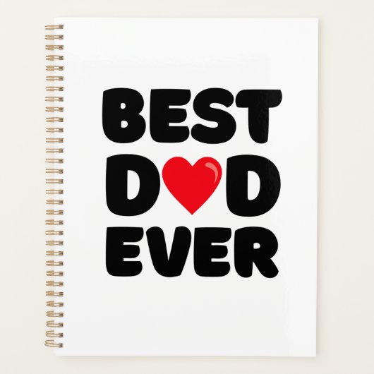 Beste papa ooit  planner (Voorkant)