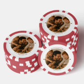 Beste Papa Ooit Poker Chips - Vaderdag Cadeau (Opstapeling)