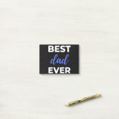 Beste papa ooit post-it® notes (Op bureau)