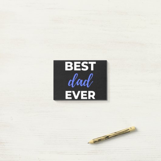 Beste papa ooit post-it® notes (Op bureau)