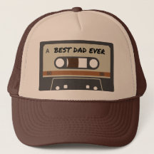 Beste papa ooit Retro Mixtape Minimalist