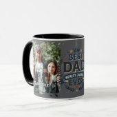 BESTE PAPA Ooit RETRO OP MAAT Gemaakte Mok (Voorkant links)