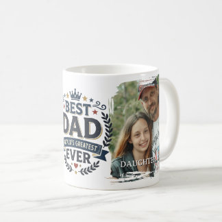 BESTE PAPA Ooit RETRO OP MAAT Gemaakte Mok