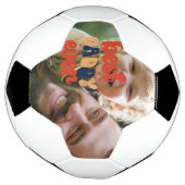 Beste Papa Ooit Retro Persoonlijke Foto Voetbal (Gedraaid)