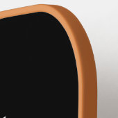 Beste papa ooit Retro Typografie gepersonaliseerd Pickleball Paddle (Links Detail)
