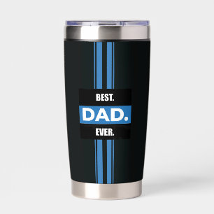 BESTE PAPA OOIT ROESTVRIJ THERMISCHE 20oz Tumbler Geïsoleerde Drinkbeker