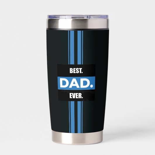 BESTE PAPA OOIT ROESTVRIJ THERMISCHE 20oz Tumbler Geïsoleerde Drinkbeker (Voorkant)