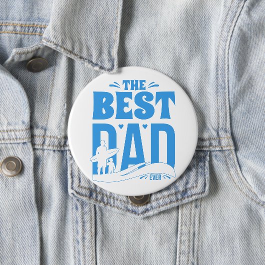 Beste papa ooit ronde button 4,0 cm (In situ)