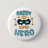 Beste papa ooit ronde button 5,7 cm (Voorkant)