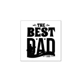 Beste papa ooit rubberstempel (Afrduk)