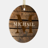 Beste papa ooit rustieke verontruste schuur hout m keramisch ornament (Rechts)