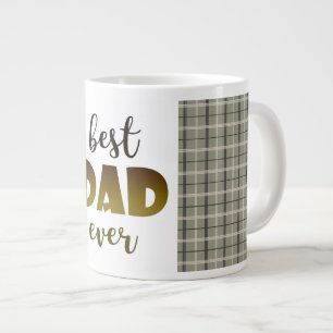 Beste Papa Ooit , Schotse Patroon , Vaderdag Grote Koffiekop