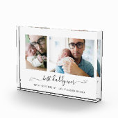 Beste papa ooit script 2 Foto's 1st Fathers Day (Rechts)