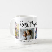 Beste Papa Ooit Script Koffiemok (Voorkant links)